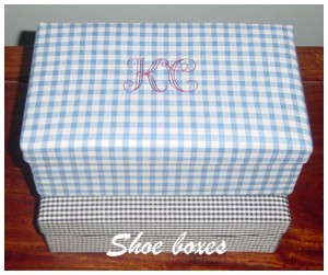 monogrammed shoe boxes fabric covered box with monogram needlepassion needle passion npe ltd embroidery designs design outline alphabet
