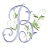 b machine embroidery design alphabet script rose leaves scroll abc a b c letter lettering monogram monogramming art pes hus jef dst exp needle passion embroidery