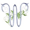 w machine embroidery design alphabet script rose leaves scroll abc a b c letter lettering monogram monogramming art pes hus jef dst exp needle passion embroidery