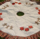christmas tree skirt machine embroidery appliqu� in the hoop machine embroidery appliqu� design embroidery module winter design art pes hus dst needle passion embroidery npe