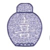 happiness symbol ginger jar machine embroidery design from needle passion embroidery npe