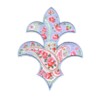 machine embroidery applique in the hoop machine embroidery damask design from Needle Passion Embroidery
