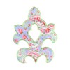 machine embroidery applique in the hoop machine embroidery damask design from Needle Passion Embroidery
