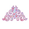 machine embroidery applique in the hoop machine embroidery damask design from Needle Passion Embroidery