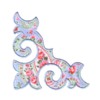 machine embroidery applique in the hoopmachine embroidery damask design from Needle Passion Embroidery