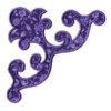 scroll corner applique in the hoop machine machine embroidery art pes hus dst needle passion embroidery npe