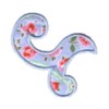 machine embroidery applique in the hoop machine embroidery damask design from Needle Passion Embroidery