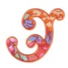 machine embroidery applique in the hoop machine embroidery damask design from Needle Passion Embroidery