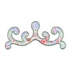 machine embroidery applique in the hoop machine embroidery damask design from Needle Passion Embroidery