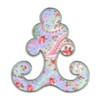 machine embroidery applique in the hoop machine embroidery damask design from Needle Passion Embroidery