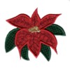 poinsettia flower machine embroidery applique in the hoop machine embroidery appliqu� design embroidery module christmas designs art pes hus dst needle passion embroidery npe
