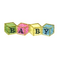 baby building blocks, it's a boy, baby, toddler designs for machine embroidery quality designs from Needle Passion Embroidery