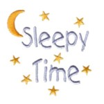 sleepy time lettering with moon and stars text night evening sleeping bed time bedtimemachine embroidery design baby toys kids children art pes hus dst