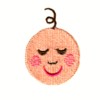 smiley baby face machine embroidery design baby toys kids children art pes hus dst