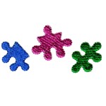 jigsaw puzzle pieces machine embroidery design baby toys kids children art pes hus dst