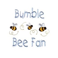 machine embroidery design fun bumble bees summer art pes hus dst needle passion embroidery npe