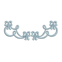 bow scroll for monogram monogramming frame border circle heirloom stitchery machine embroidery design needle passion embroidery needlepassion npe bernina artista art pes hus jef dst designs