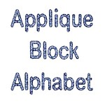 Machine embroidery designs applique block alphabet from Needle Passion Embroidery