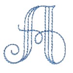 Margareta outline alphabet letters ABC machine embroidery design from http://www.needlepassionembroidery.com