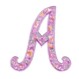 Scrip Applique Alphabet letter A machine embroidery design from http://www.needlepassionembroidery.com
