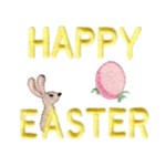 Easter bunny with eggs machine embroidery design needle passion embroidery
