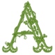Fancy Victorian Heirloom Alphabet letter A machine embroidery design from http://www.needlepassionembroidery.com