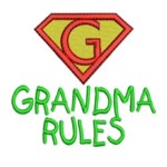 bernina machine embroidery designs grandma rules slogan superhero designs