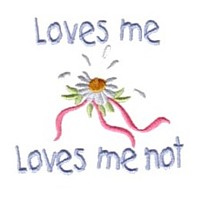 loves me loves me not machine embroidery design daisy daisies flower embroidery machine embroidery design npe