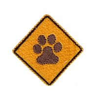 paw sign dog machine embroidery design pet doggy paws needle passion embroidery npe