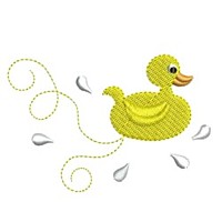 bath yellow rubber duck toy butterfly critter insect machine embroidery design swirl swirly trail tail swirls cute needle passion embroidery needlepassion npe bernina artista art pes hus jef dst designs