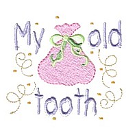 my old tooth lettering sack confetti machine embroidery fairy dust girls magic stuff confetti lettering design art pes hus dst needle passion embroidery npe