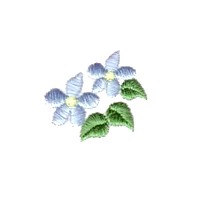 Flowers with leaves npe needlepassion needle passion embroidery machine embroidery design designs
