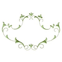 scroll for monogram monogramming frame border circle heirloom stitchery machine embroidery design needle passion embroidery needlepassion npe bernina artista art pes hus jef dst designs