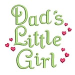 dad's little gilr whimsical lettering machine embroidery design girl girls rule diva girly queen crown confetti lettering text slogan art pes hus dst needle passion embroidery npe