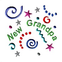 new grandpa lettering text, machine embroidery design grandparent embroidery art pes hus dst needle passion embroidery npe