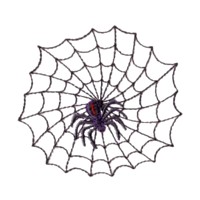 machine embroidery design cobweb cob web spider net taratula halloween art pes hus jef dst exp needle passion embroidery npe needlepassion