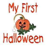 machine embroidery design my first halloween lettering pumpkin with friendly face art pes hus jef dst exp needle passion embroidery npe needlepassion