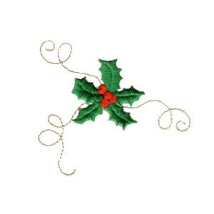 machine embroidery holly with berries swirls swirly machine embroidery design art pes hus jef dst exp needle passion embroidery