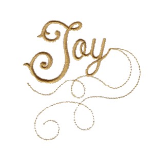 joy lettering christmas xmas design with swirls tail swirly machine embroidery design art pes hus jef dst exp needle passion embroidery