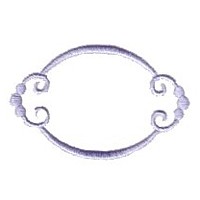 oval border frame for monogram, interior design accents for home accessories, living room designs, noble house, needle passion embroidery machine embroidery design