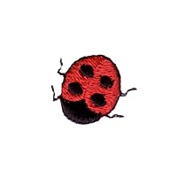 ladybug machine embroidery design ladybird insect art pes hus dst needle passion embroidery npe