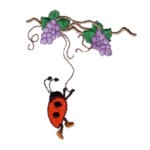 ladybg grapevine machine embroidery design