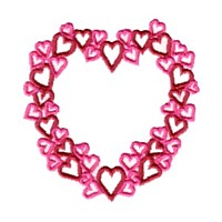 scroll hearts valentine for monogram monogramming frame border circle heirloom stitchery machine embroidery design needle passion embroidery needlepassion npe bernina artista art pes hus jef dst designs