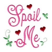 spoil me lettring with hearts love heart valentine machine embroidery design darling by needle passion embroidery