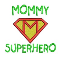 Mommy superhero super hero Girls Rule lettering text slogan writing machine embroidery design art pes hus jef dst superhero logo superman letter M girl power women rule