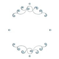 scroll for monogram monogramming frame border circle heirloom stitchery machine embroidery design needle passion embroidery needlepassion npe bernina artista art pes hus jef dst designs