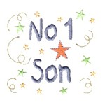 no 1 son lettering machine embroidery design mom and dad mum needle passion embroidery npe
