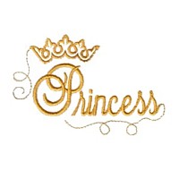 princess script lettering with crown machine embroidery design swirl swirly trail tail swirls needle passion embroidery needlepassion npe bernina artista art pes hus jef dst designs
