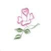 rose machine embroidery design flower botanical plant roses art pes hus dst