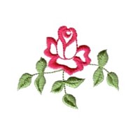 rose machine embroidery design flower botanical plant roses art pes hus dst